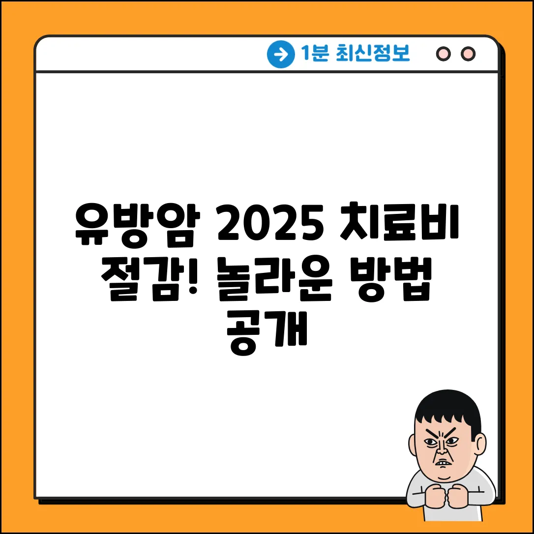 2025 유방암 치료, 비용 절감 놀라운 방법!
