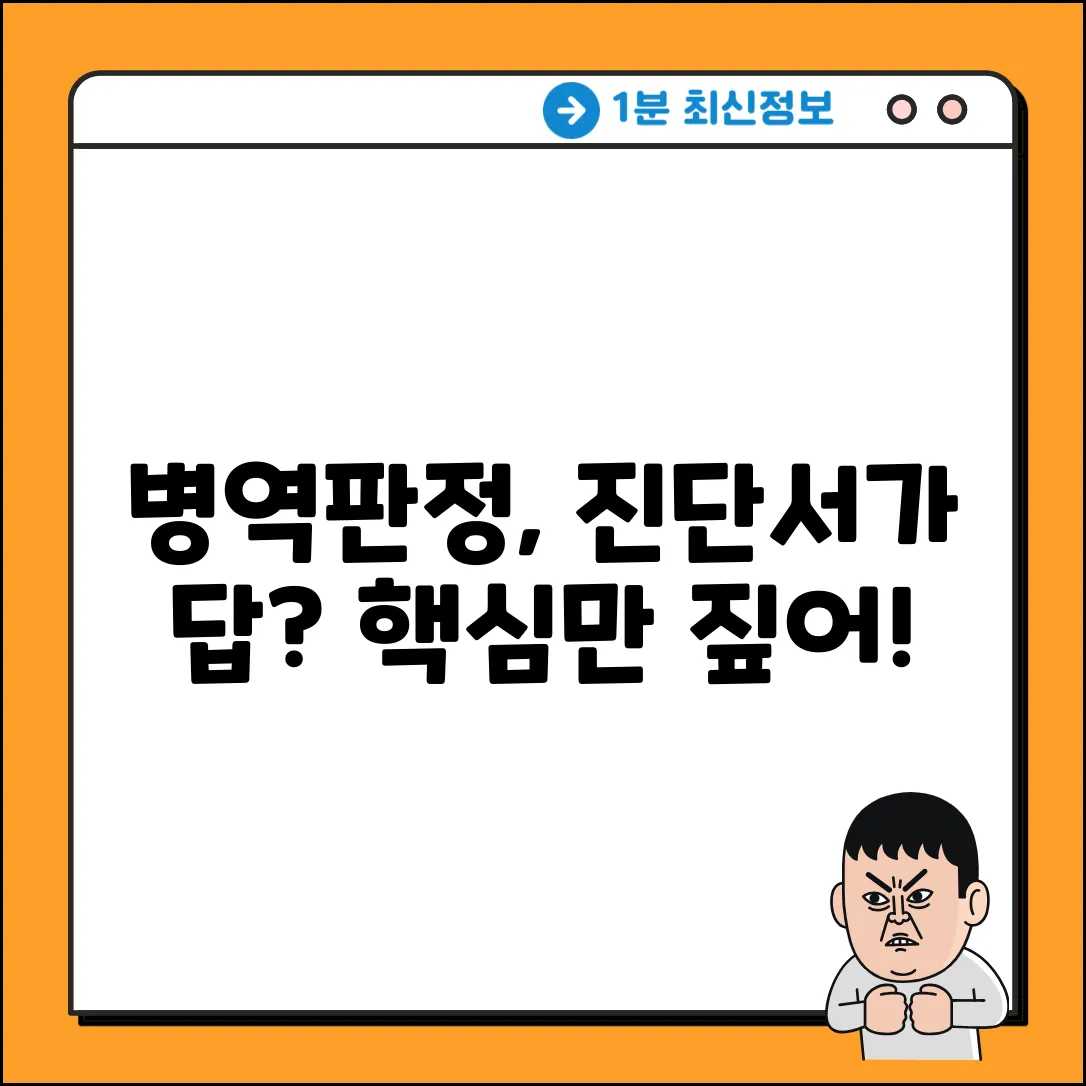 병역판정 진단서, 결정적 역할?